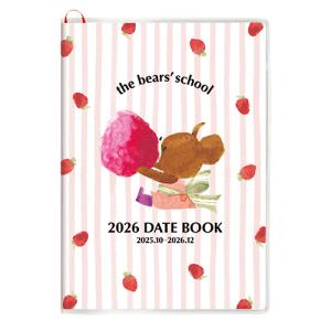 くまのがっこう 手帳 2026年スケジュール帳 2025年10月始まり・A6