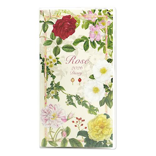 フロンティア 2026年版手帳 SS 携帯サイズ Michie(山田道恵) クラシックローズ 生成り...