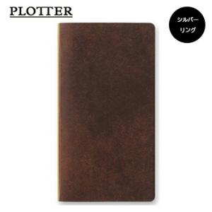 PLOTTER プロッター 6穴リングレザーバインダー ナローサイズ Puebroプエブロ ブラウン...