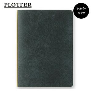 ☆PLOTTER プロッター 6穴リングレザーバインダー ミニサイズ Puebroプエブロ ネイビー...