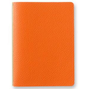 PLOTTER プロッター 6穴リングレザーバインダー ミニサイズ Shrink シュリンク オレン...