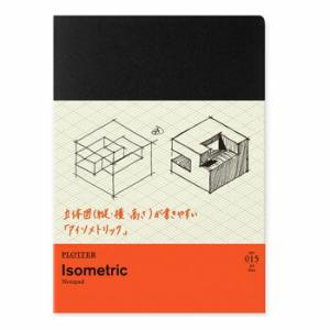 ☆PLOTTER プロッター ノートパッド アイソメトリック 80枚 A5 77716717