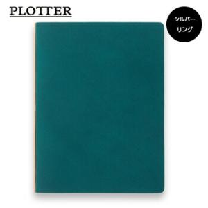 PLOTTER プロッター 6穴リングレザーバインダー Liscioリスシオ A5サイズ ブルー シ...