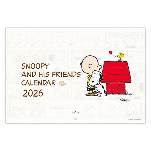 ホールマーク 2026年版 2ツ折リカレンダー大 SNOOPY ピーナッツ 壁掛け スヌーピー  H...