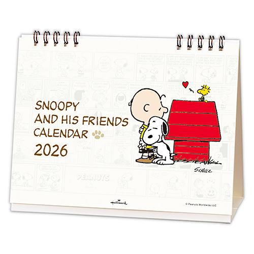 ホールマーク 2026年版 卓上カレンダー SNOOPY ピーナッツ スヌーピー  HALLMARK...