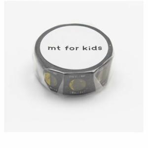 カモ井加工紙 マスキングテープ mt for kids 月 (15mm×7m) MT01KID024