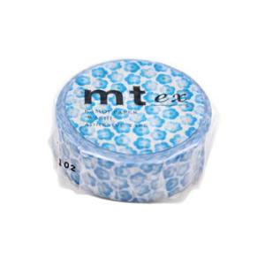 カモ井加工紙 マスキングテープ mt ex ネモフィラ 幅15mm×7m巻 MTEX1P160