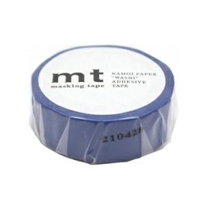 カモ井加工紙 マスキングテープ mt 1P ベーシックシリーズ 15mm×7m 瑠璃(るり) MT0...