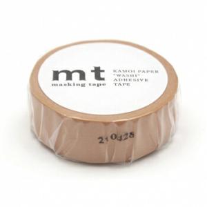 カモ井加工紙 マスキングテープ mt 1P ベーシックシリーズ 15mm×7m コルク MT01P2...