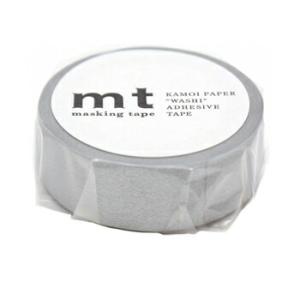 カモ井加工紙 マスキングテープ mt 1P ベーシックシリーズ 15mm×7m 銀 MT01P206...