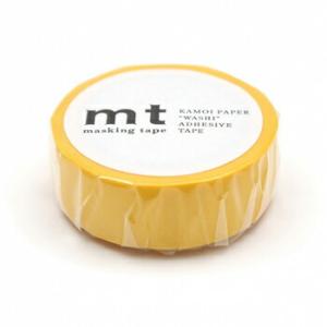 カモ井加工紙 マスキングテープ mt 1P ベーシックシリーズ 15mm×7m イエロー MT01P...
