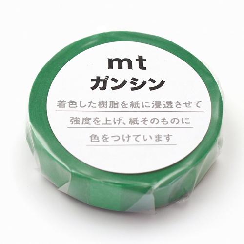 カモ井加工紙 マスキングテープ mt ガンシン (幅15mm×長さ20m) 緑色 MTGANS13