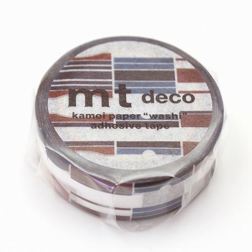 カモ井加工紙 マスキングテープ mt 1P deco カモ井レトロデザイン ラベル (幅15mm×長...