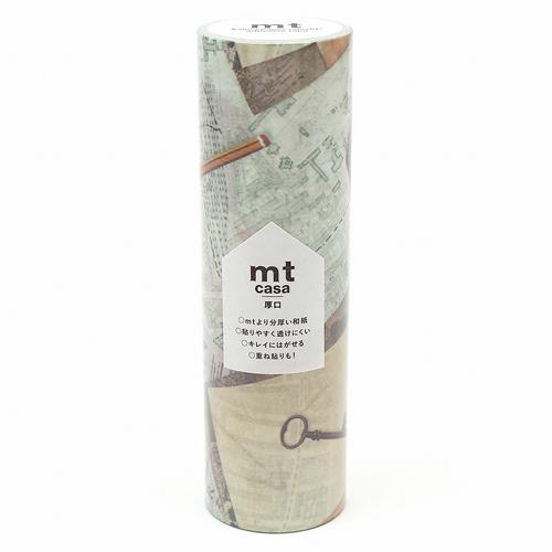 カモ井加工紙 インテリア用テープ mt casa 厚口 journal 和紙 (幅150mm×長さ7...