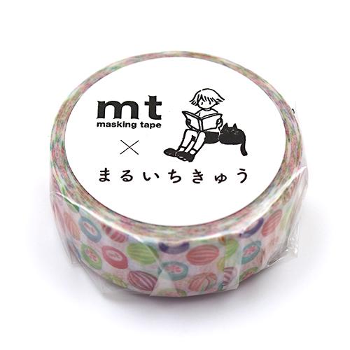 カモ井加工紙 マスキングテープ mt×Artist まるいちきゅう 飴ドット (15mm×7m)  ...