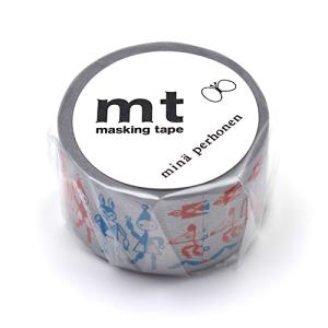 カモ井加工紙 マスキングテープ mt×minaperhonen ミナペルホネン pesce