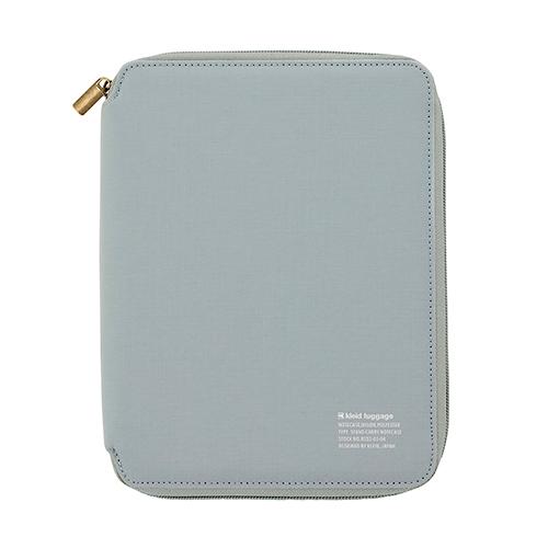 クレイド Stand carry notecase A5 スタンドキャリーノートケース ブルーグレー...