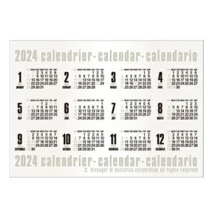 エトランジェディコスタリカ 2024年ポスターカレンダー B3 コンパクター CLP-B3-02の商品画像