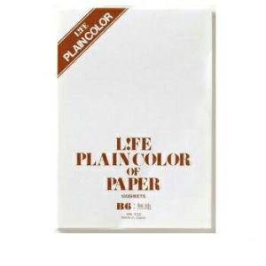 ☆ライフ LIFE レポート用紙 プレインレポート B6 無地 R32