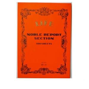 ☆ライフ LIFE レポート用紙 ノーブルレポート方眼 A4 R60・1個までメール便可