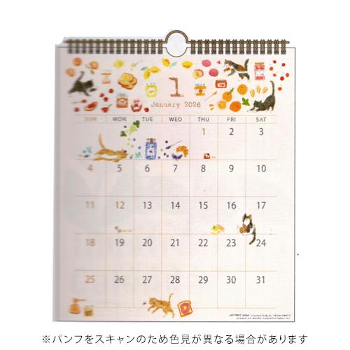 アートプリントジャパン 2026年版カレンダー いわぶちさちこ 30角  A.P.J. 100013...