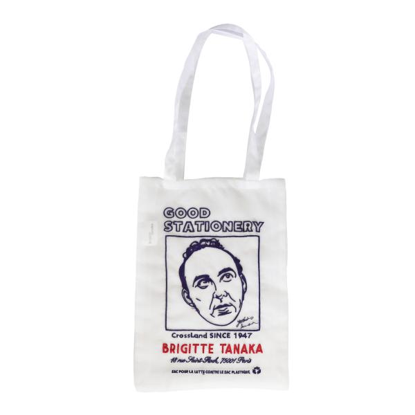 文具のある暮らしオリジナル BRIGITTETANAKAコラボ おじさん オーガンジーバッグ ブリジ...