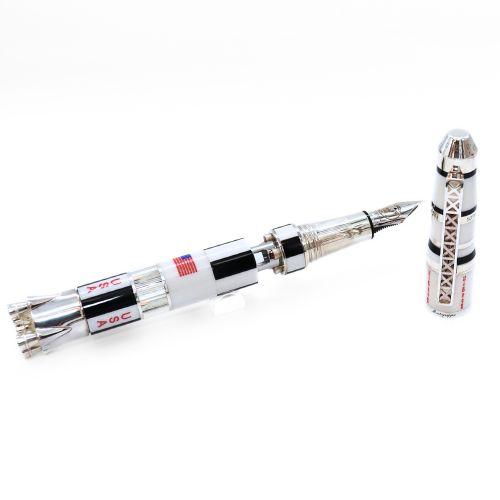モンテグラッパ 月面着陸50周年限定 万年筆 M（中字） シルバー Montegrappa ISML...