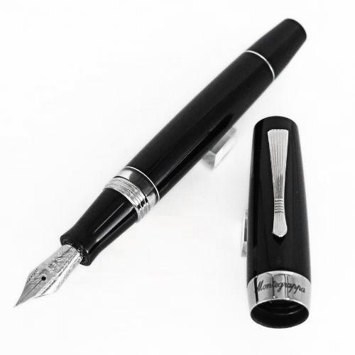モンテグラッパ エルモ02プラス ナイト ステンレスニブ 万年筆 M 中字  Montegrappa...