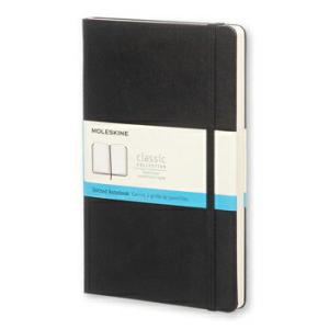 MOLESKINE モレスキン クラシックノートブック ハードカバー ブラック LARGE ドット方眼 5180122｜bungumarche