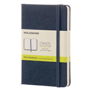 MOLESKINE モレスキン カラーノートブック ハードカバー サファイアブルー POCKET 無地 5180106｜bungumarche