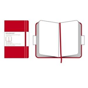 MOLESKINE モレスキンカラーノートブック ハードカバー 無地 ポケット レッド 518010...