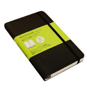 MOLESKINE モレスキンクラシックノートブック ソフトカバー 無地 ポケット ブラック (QP...
