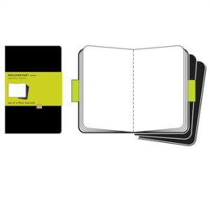 MOLESKINE モレスキンカイエジャーナル無地 ポケット BK(QP313) 5180135