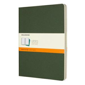 MOLESKINE モレスキン カイエ ジャーナル XL マートルグリーン ルールド(横罫) 5180215｜bungumarche