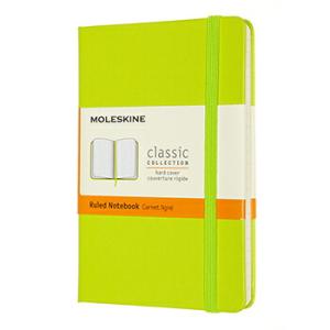 モレスキン クラシックノートブック 横罫 ハードカバー レモングリーン ポケットサイズ MM710C2｜bungumarche
