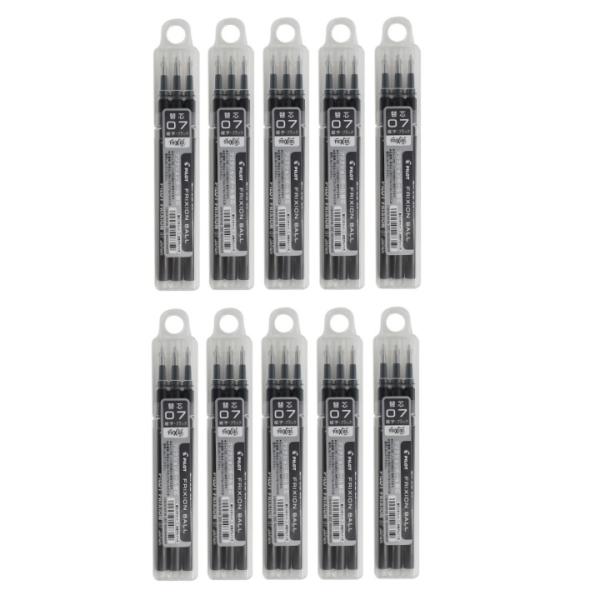 パイロット フリクションボールペン替芯 ブラック 0.7ｍｍ 3本入り LFBKRF30F3B ×1...