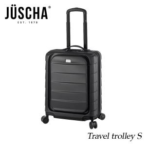 スーツケース  sサイズ 40l グレー キャリーケース  出張 旅行 ハード メンズ レディース 人気  海外ブランド JUSCHA 送料無料 【メール便不可】｜bunguo-no-osk