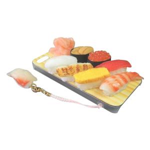 日本職人が作る 食品サンプルiPhone5ケース ミニチュア寿司 ストラップ付き IP-211 4549081077960｜bungushop-y