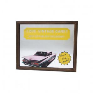 パブミラー LOVE VINTAGE CARS インテリア ウォールミラー 鏡 PUB