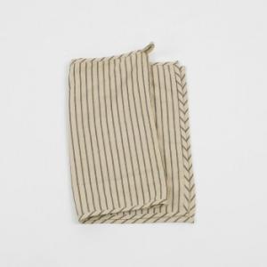 志成販売 タオル ダブルガーゼ ストライプ ベージュ 303633BEの商品画像