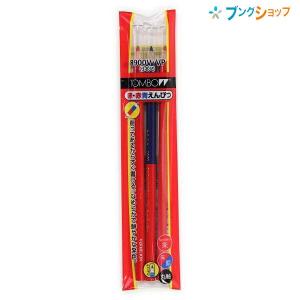 トンボ鉛筆 赤青鉛筆8900VPキャップ付3P（朱藍色芯）8900-VP（3本入