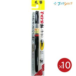 呉竹 クレタケ 筆ペン 美文字 完美王 太字 本物の筆のような安定した