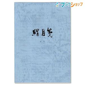 ひとこと箋 デザインフィル B5 便箋 常用箋 横罫 27行 45枚入り B 20030001 H250