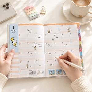 【送料無料】クツワ スヌーピー 家族手帳 B6...の詳細画像2