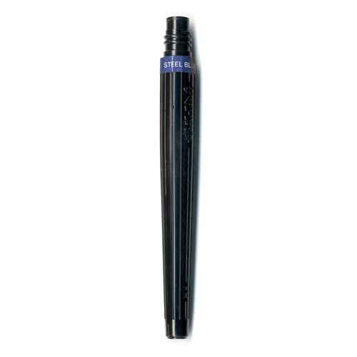 ぺんてる 筆ペン アートブラッシュ用 カートリッジ （インク色：スチールブルー) XFR-117