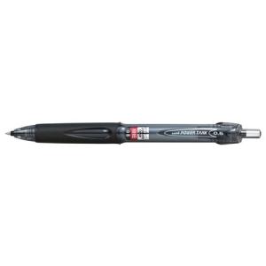 三菱鉛筆 油性ボールペン uni POWER TANK スタンダードノック式 0.5mm 黒 （インク色：黒) SN200PT05.24｜bunguya