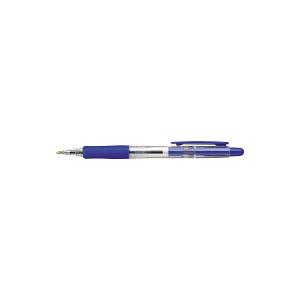コクヨ 再生樹脂ボールペン [パワーフィット] 細字0.7mm インク青 (軸青)｜bunguya