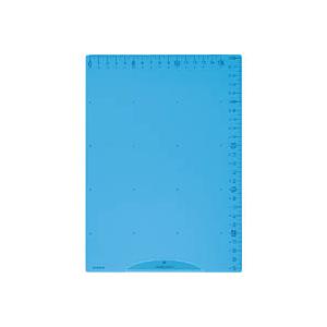 コクヨ 下敷き[まなびすと]B5 目盛り 簡易クリップ ガイド目印付 ブルー｜bunguya
