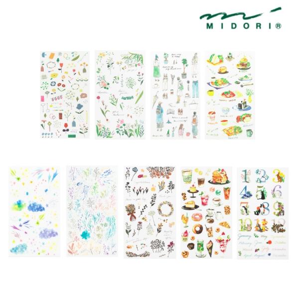 ミドリ 転写シール あすつく対応  こするだけで絵を描いたように仕上がる転写シール midori