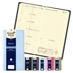 手帳 2023年 クオバディス QUOVADIS 週間8.8×17cm イタルノート クラブ